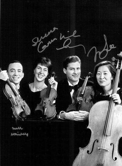 Bretano String Quartet - Larger Size Signed Photo