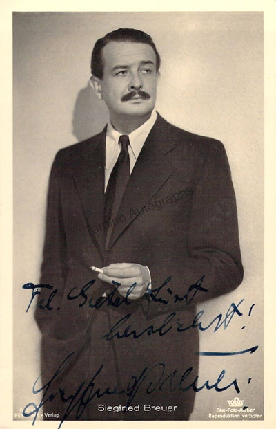 Breuer, Siegfried - Signed Photograph