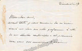 Breville, Pierre de - Autograph Letter Signed