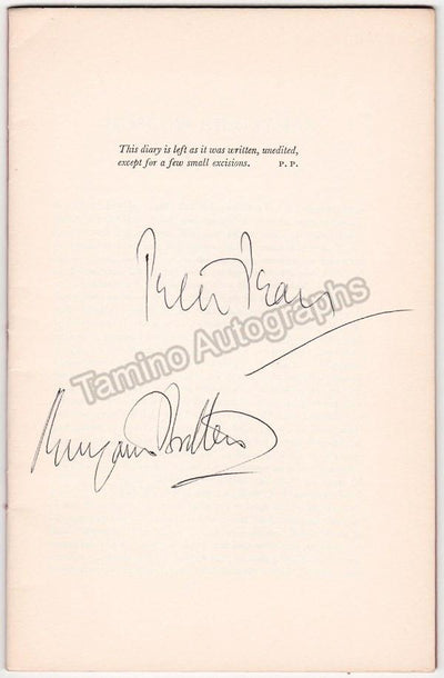 Britten, Benjamin - Pears, Peter - Moscow Christmas Booklet Signed 1966