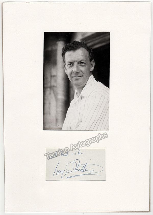Britten, Benjamin - Signature & Photo