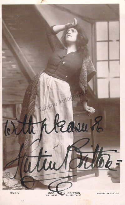 Britton, Hutin - Signed Photograph