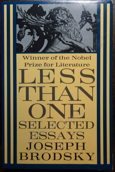 Brodsky, Joseph - Signed Book "Less Than One"