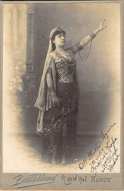 Broglia, Giuseppina - Signed Cabinet Photo 1902