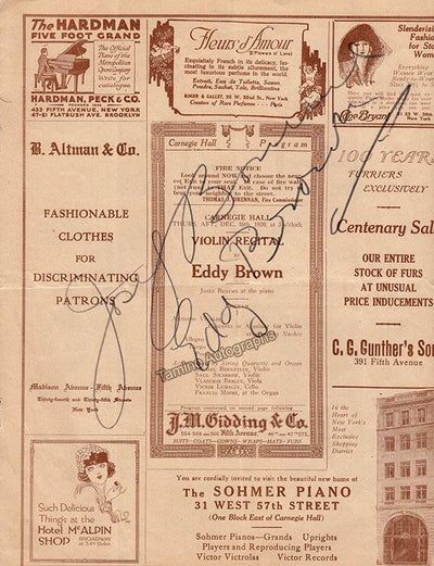 BROWN, Eddy - BONIME, Josef