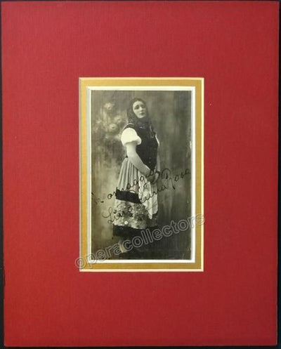 Bruna Rasa, Lina - Signed Photo as Santuzza 1929