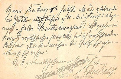 Bulss, Paul - Autograph Note Signed