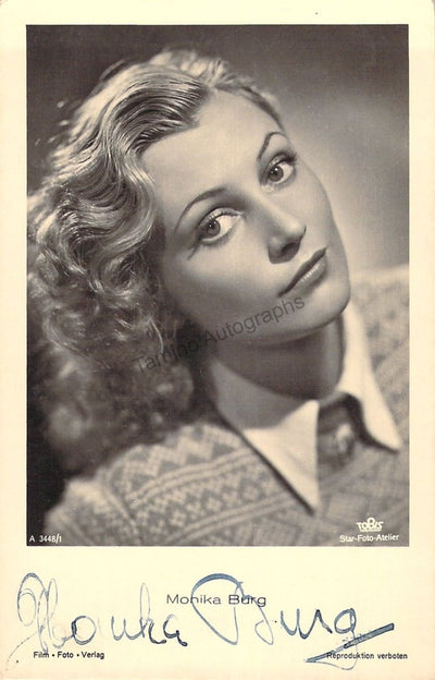 Burg, Monika - Signed Photograph