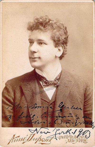 Burgstaller, Alois - Signed Cabinet Photo 1903