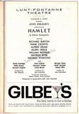Burton, Richard - Signed Program Hamlet 1964