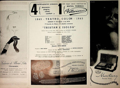 Busch, Fritz - Teatro Colón Program Lot 1935-1945