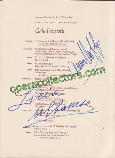 CABALLE, Montserrat - ALBANESE, Licia - MOFFO, Ana.