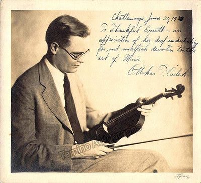 Cadek, Ottokar - Signed Photo 1936
