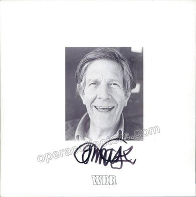 Cage, John - Signed photo