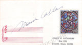Callas, Maria - Autograph Text Quote Signed 1970 + Signed Envelope