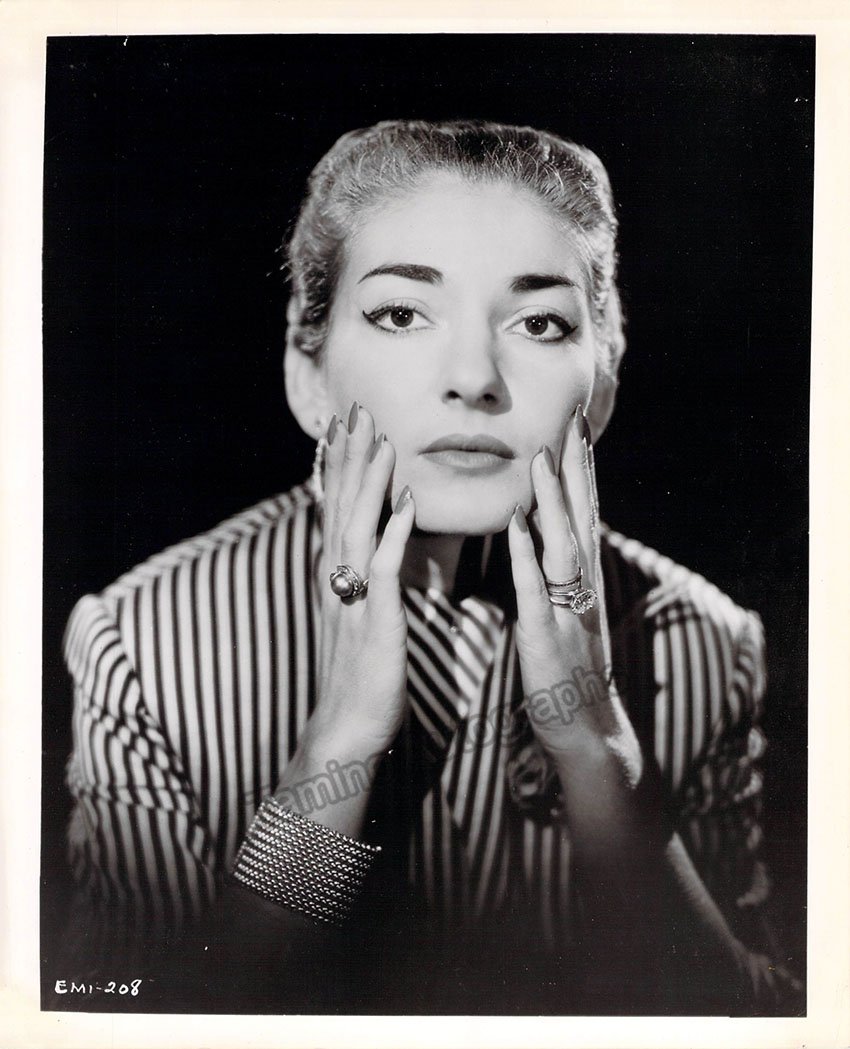 Callas, Maria - Lot of 7 Unsigned Photos - Tamino