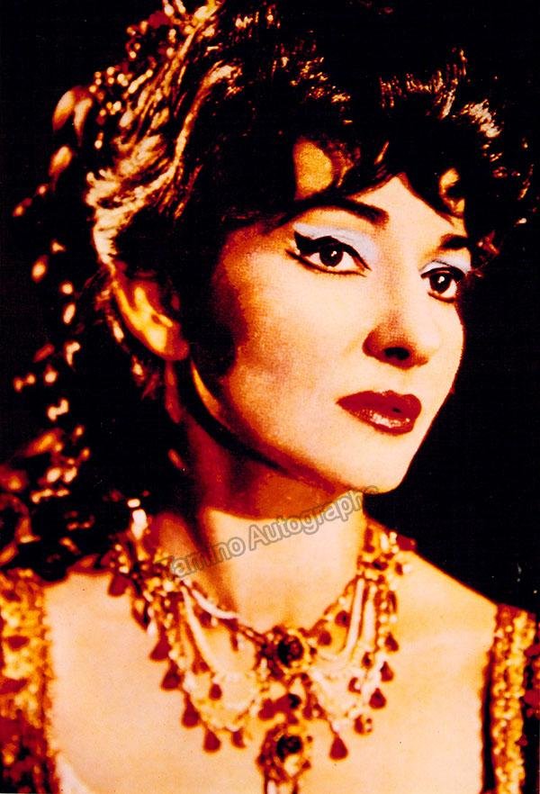 Maria Callas Autograph Signed Check and Photo 1976 – Tamino