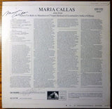 Callas, Maria - Signed LP record Maria Callas Arias
