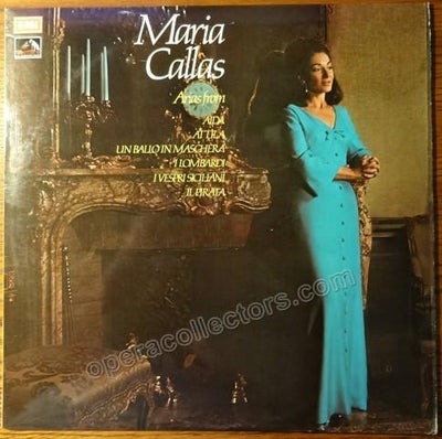 Callas, Maria - Signed LP record Maria Callas Arias