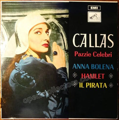Callas, Maria - Signed LP record Maria Callas Pazzie Celebri
