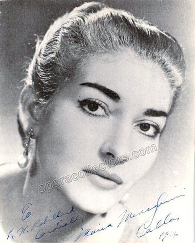 Callas, Maria - Signed Photo