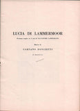 Callas, Maria - Signed Program Lucia di Lammermoor