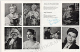 Callas, Maria - Signed Program "Trovatore" Royal Opera House 1953