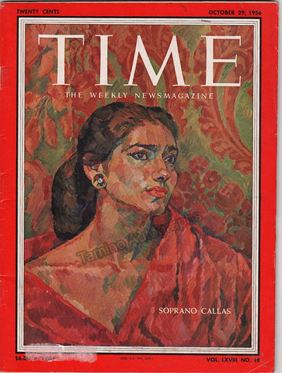 Callas, Maria - TIME Magazine 1956