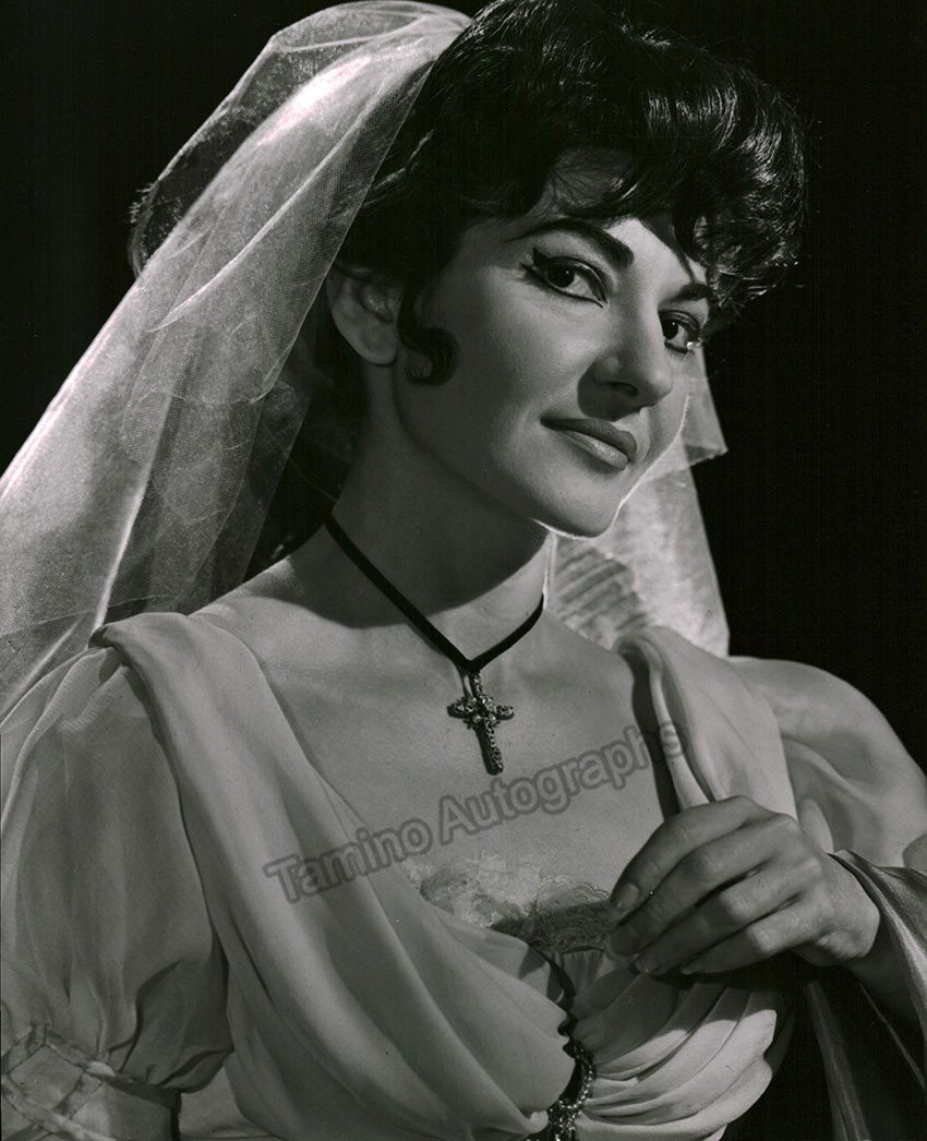 Callas, Maria - Unsigned Photo as Tosca 1964 - Tamino