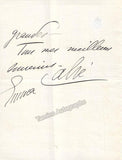 Calve, Emma - Autograph Note Signed
