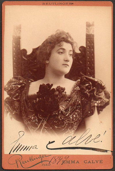 Calve, Emma - Signed Photo 1899