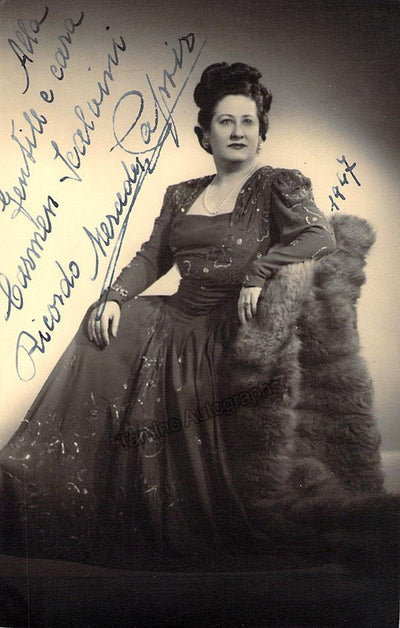 Mercedes Capsir Autographs (Various Options) Tamino