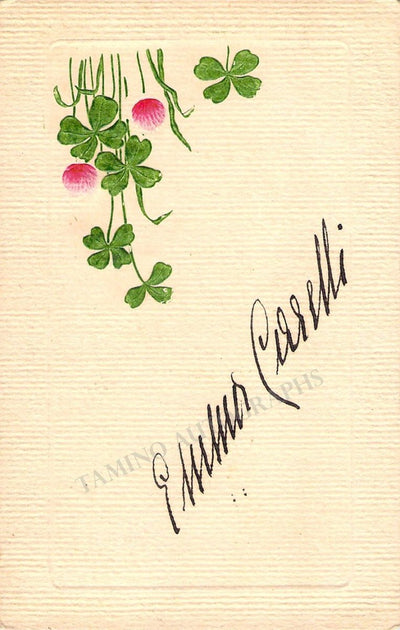 Carelli, Emma - Signed Illustrated Postcard