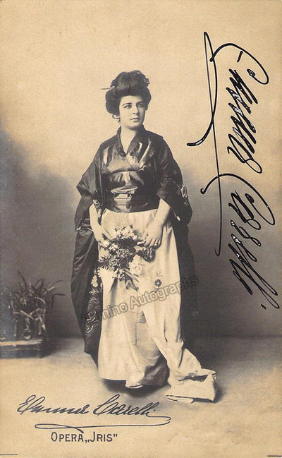 Carelli, Emma - Signed Photo Postcard