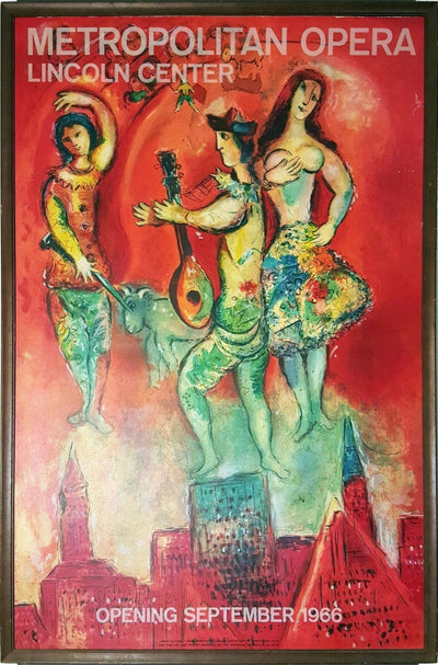 Carmen - Chagall Poster 1966 Met Opera