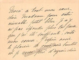 Caron, Rose - Autograph Note Signed 1894