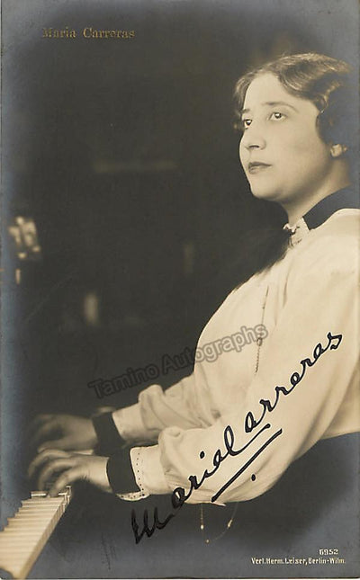 Carreras, Maria - Signed Photo