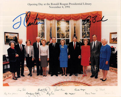 Carter, Jimmy - Bush, George H.W. - Signed Photo