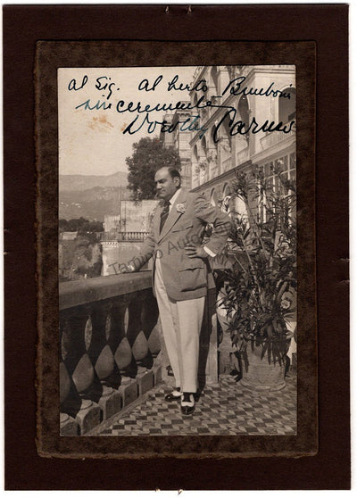 Caruso, Dorothy - Photograph of Enrico Caruso Signed by Her
