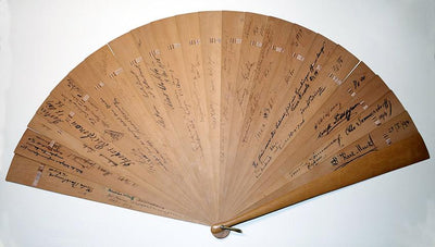 Caruso, Enrico - Chaliapin, Fedor - Maurel, Victor & Others - Fan Signed by Multiple Artists 1893-1907