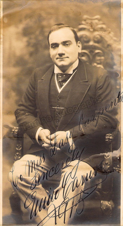 Caruso, Enrico - Large Signed Photo