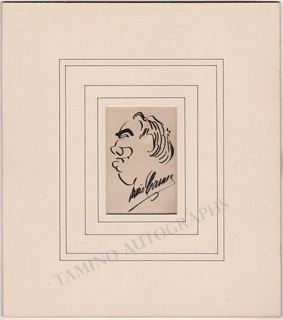 Caruso, Enrico - Self Ink Caricature