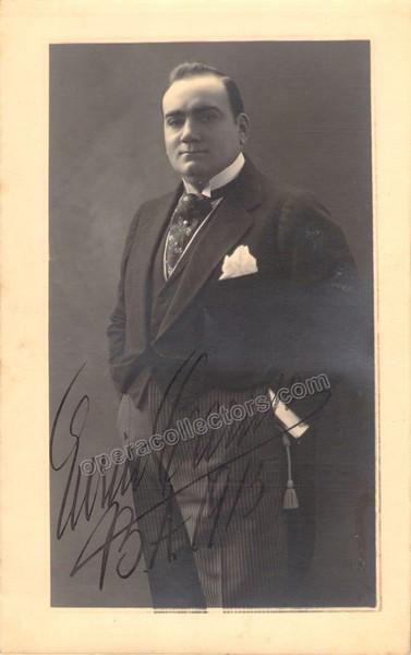Caruso, Enrico - Signed photo, 1915
