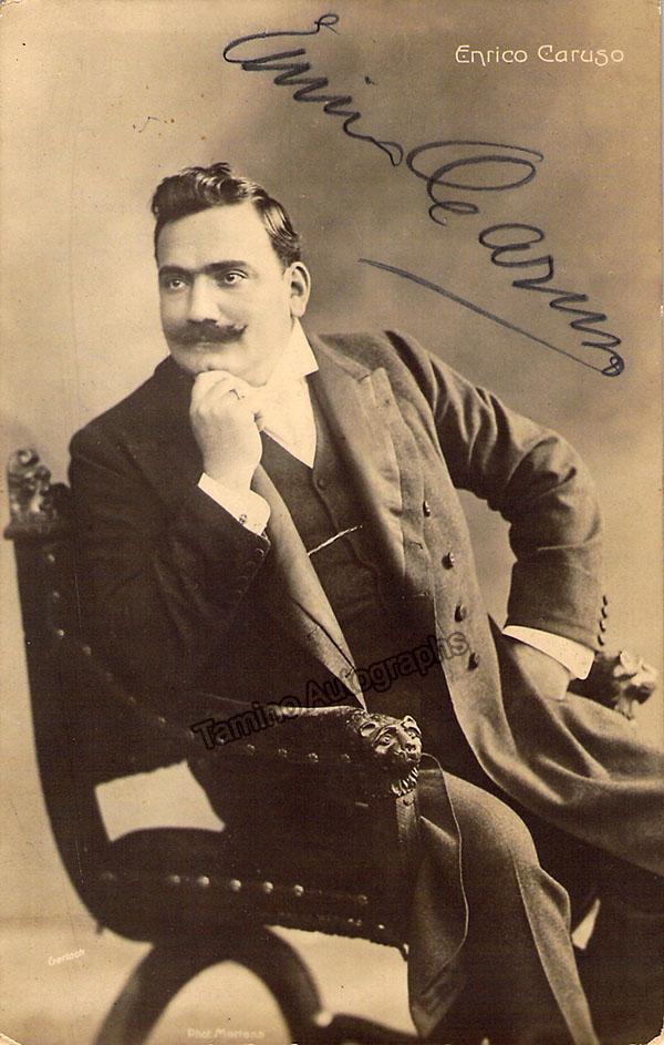 Caruso, Enrico - Signed Photo