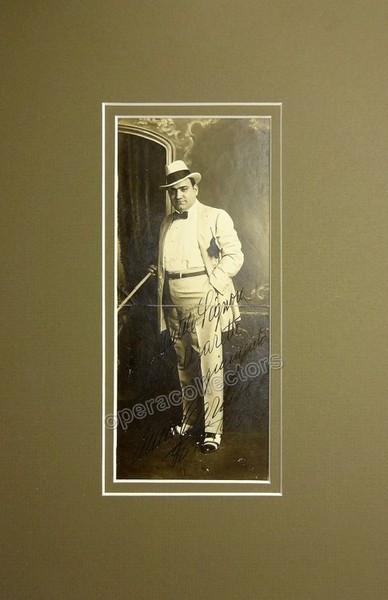 Caruso, Enrico - Signed photo