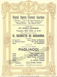 Caruso, Enrico - Signed Photo in Pagliacci + Program Clip + Vintage Ad!