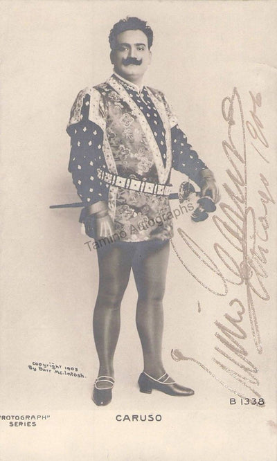 Caruso, Enrico - Signed Photo in Rigoletto