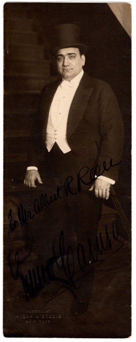 Caruso, Enrico - Signed Photograph