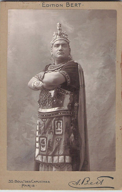 Caruso, Enrico - Unsigned Cabinet Photo