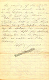Cary, Annie Louise - Autograph Letter Signed 1879